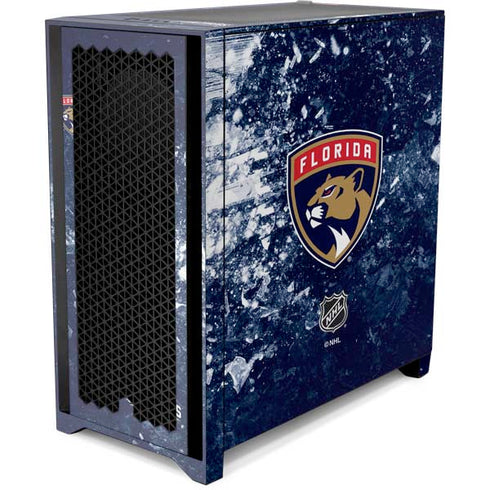 NHL Florida Panthers Frozen Corsair 4000D Tempered Glass Mid-Tower ATX Case Skin