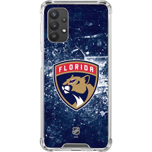 NHL Florida Panthers Frozen Galaxy A32 5G Clear Case