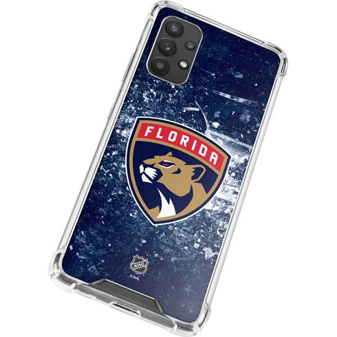 NHL Florida Panthers Frozen Galaxy A32 5G Clear Case