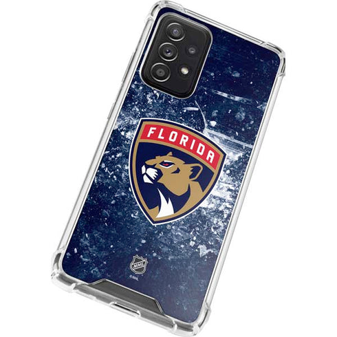 NHL Florida Panthers Frozen Galaxy A52 5G Clear Case