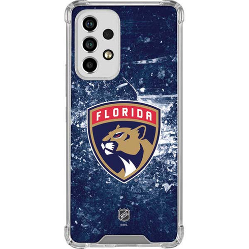 NHL Florida Panthers Frozen Galaxy A53 5G Clear Case