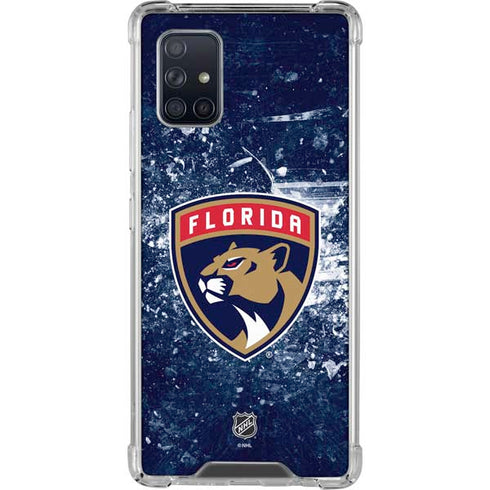 NHL Florida Panthers Frozen Galaxy A71 5G Clear Case