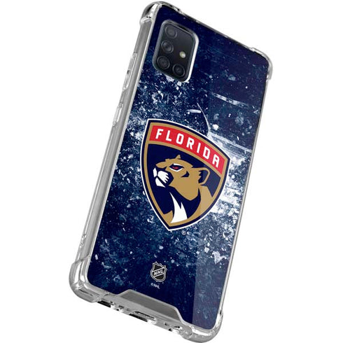 NHL Florida Panthers Frozen Galaxy A71 5G Clear Case