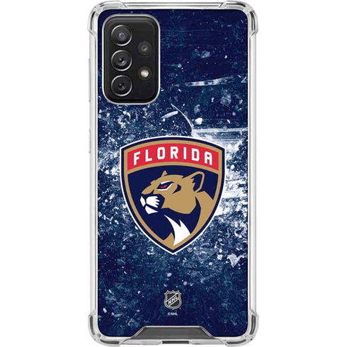 NHL Florida Panthers Frozen Galaxy A72 5G Clear Case