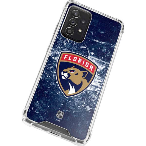 NHL Florida Panthers Frozen Galaxy A72 5G Clear Case
