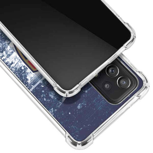 NHL Florida Panthers Frozen Galaxy A72 5G Clear Case