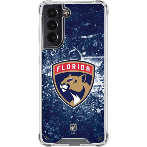 NHL Florida Panthers Frozen Galaxy S21 5G Clear Case