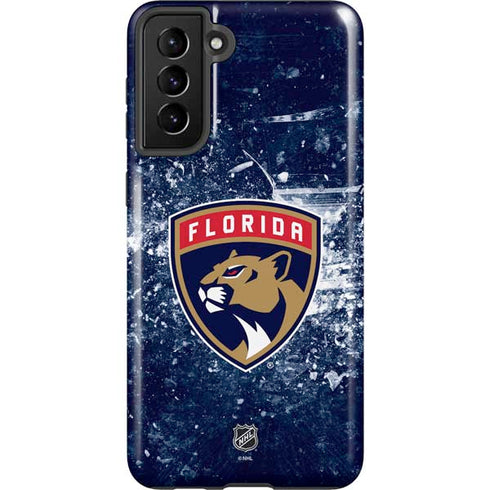 NHL Florida Panthers Frozen Galaxy S21 FE Pro Case