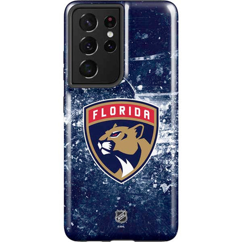 NHL Florida Panthers Frozen Galaxy S21 Ultra 5G Pro Case