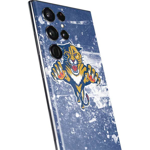 NHL Florida Panthers Frozen Galaxy S22 Ultra Skin