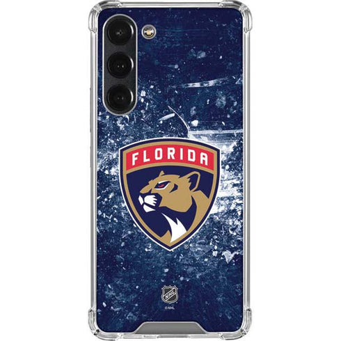 NHL Florida Panthers Frozen Galaxy S23 Plus Clear Case