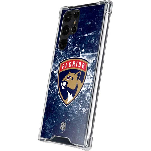 NHL Florida Panthers Frozen Galaxy S24 Ultra Clear Case