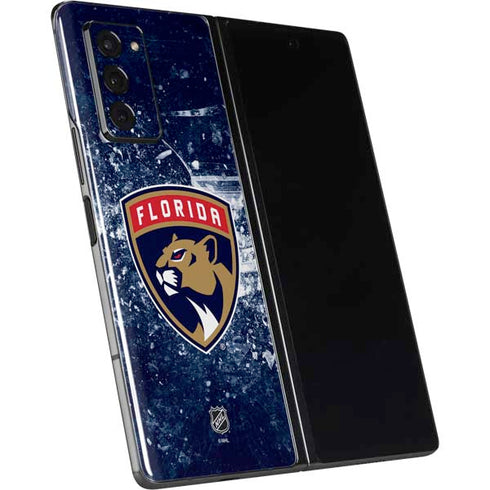 NHL Florida Panthers Frozen Galaxy Z Fold2 5G Skin