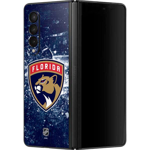 NHL Florida Panthers Frozen Galaxy Z Fold3 5G Skin
