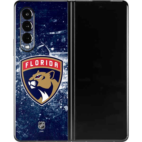 NHL Florida Panthers Frozen Galaxy Z Fold3 5G Skin