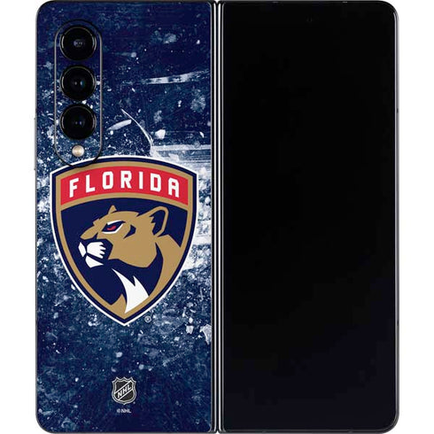 NHL Florida Panthers Frozen Galaxy Z Fold4 5G Skin
