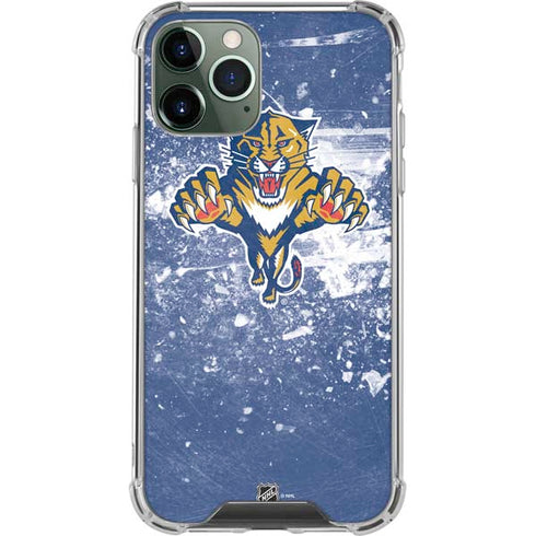 NHL Florida Panthers Frozen iPhone 11 Pro Max Clear Case