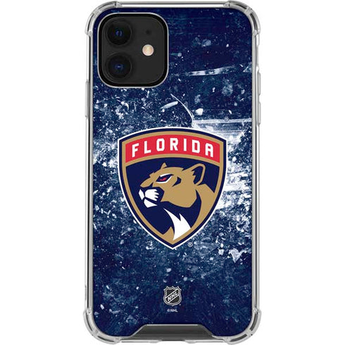 NHL Florida Panthers Frozen iPhone 12 Mini Clear Case