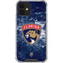 NHL Florida Panthers Frozen iPhone 12 Mini Clear Case