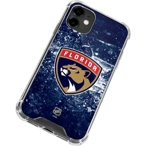 NHL Florida Panthers Frozen iPhone 12 Mini Clear Case