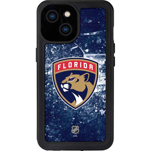 NHL Florida Panthers Frozen iPhone 13 Mini Waterproof Case