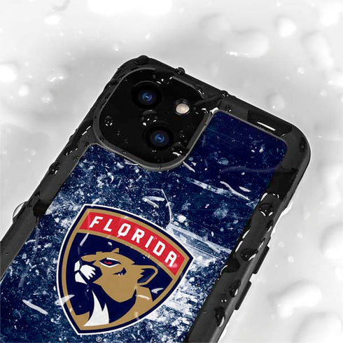 NHL Florida Panthers Frozen iPhone 13 Mini Waterproof Case