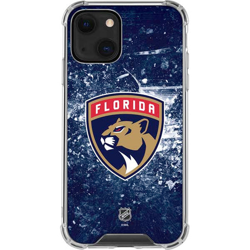 NHL Florida Panthers Frozen iPhone 14 Clear Case