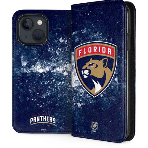 NHL Florida Panthers Frozen iPhone 14 Folio Case