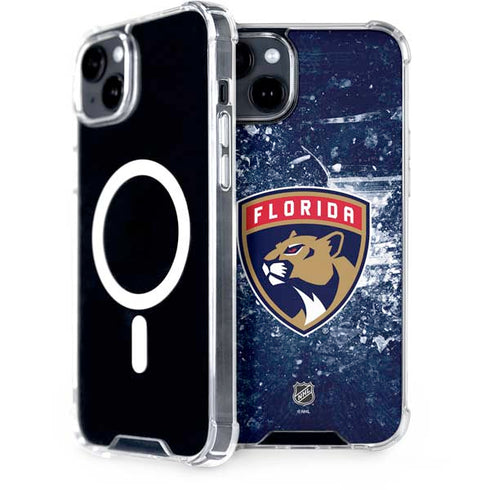 NHL Florida Panthers Frozen iPhone 15 Plus MagSafe Case
