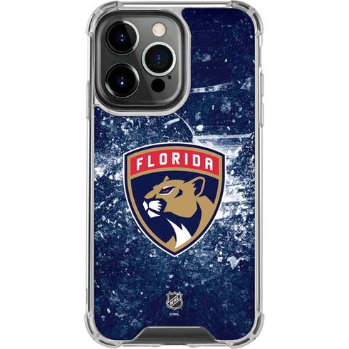 NHL Florida Panthers Frozen iPhone 14 Pro Clear Case