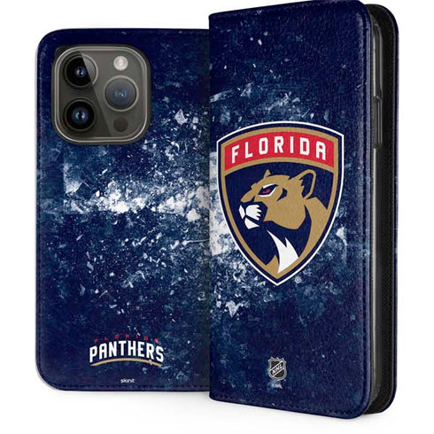 NHL Florida Panthers Frozen iPhone 14 Pro Folio Case