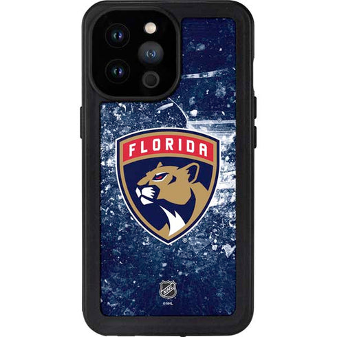 NHL Florida Panthers Frozen iPhone 14 Pro Max Waterproof Case