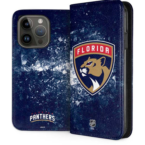 NHL Florida Panthers Frozen iPhone 15 Pro Folio Case