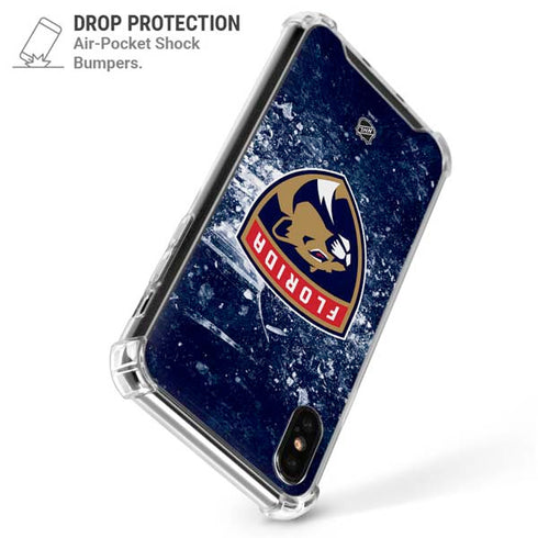 NHL Florida Panthers Frozen iPhone XS Max Clear Case