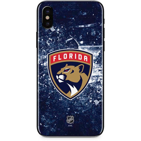 NHL Florida Panthers Frozen iPhone XS Skin
