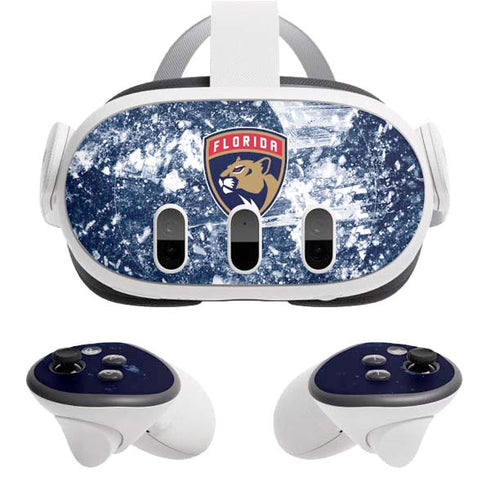 NHL Florida Panthers Frozen Meta Quest 3 Skin