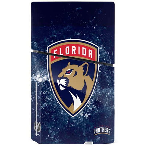 NHL Florida Panthers Frozen PS5 Slim Disk Console Skin