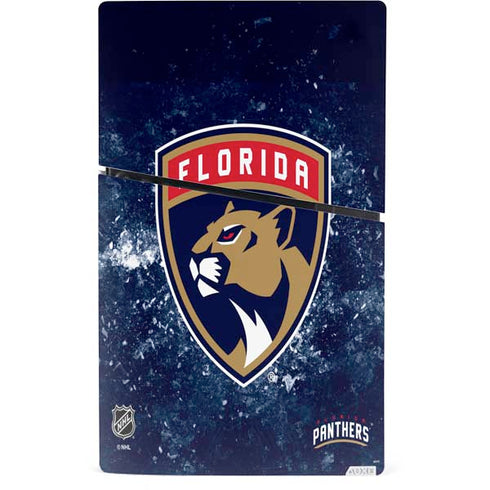 NHL Florida Panthers Frozen PS5 Slim Digital Edition Console Skin
