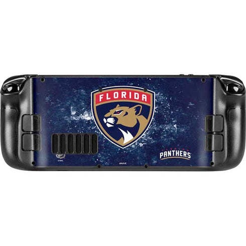NHL Florida Panthers Frozen Steam Deck Handheld Gaming Computer Skin