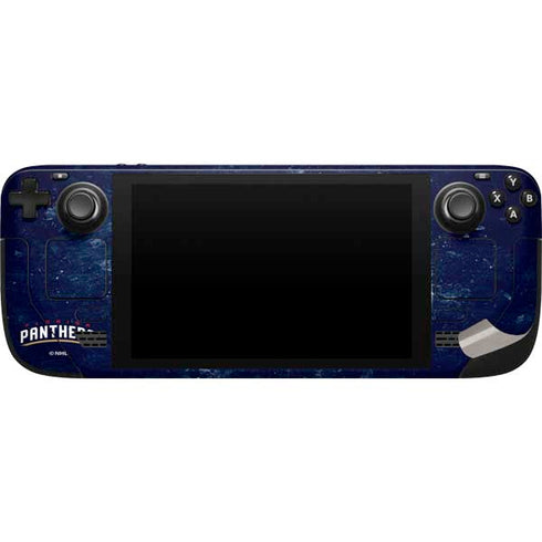 NHL Florida Panthers Frozen Steam Deck Handheld Gaming Computer Skin