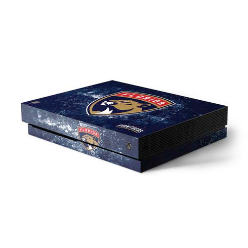 NHL Florida Panthers Frozen Xbox One X Console Skin