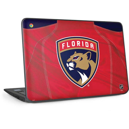 NHL Florida Panthers Jersey HP Chromebook Skin