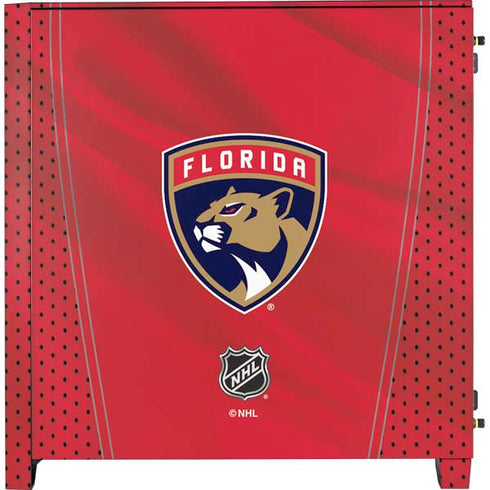 NHL Florida Panthers Jersey Corsair 4000D Tempered Glass Mid-Tower ATX Case Skin