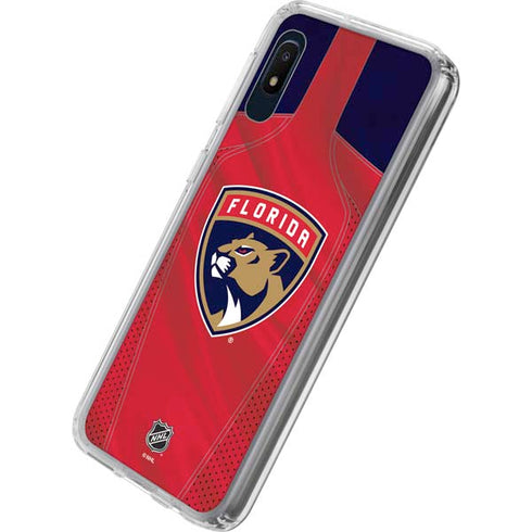 NHL Florida Panthers Jersey Galaxy A10e Clear Case