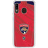 NHL Florida Panthers Jersey Galaxy A20 Clear Case
