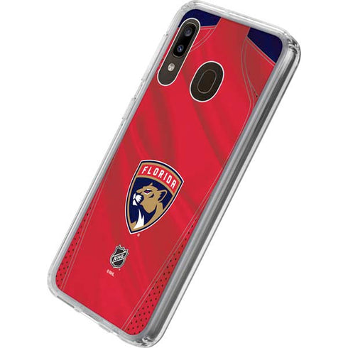NHL Florida Panthers Jersey Galaxy A20 Clear Case