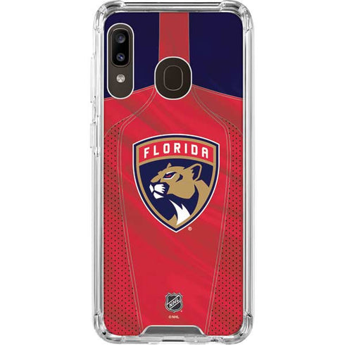 NHL Florida Panthers Jersey Galaxy A30 Clear Case