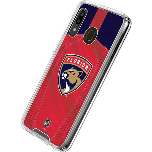 NHL Florida Panthers Jersey Galaxy A30 Clear Case