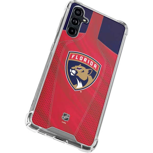 NHL Florida Panthers Jersey Galaxy A54 5G Clear Case
