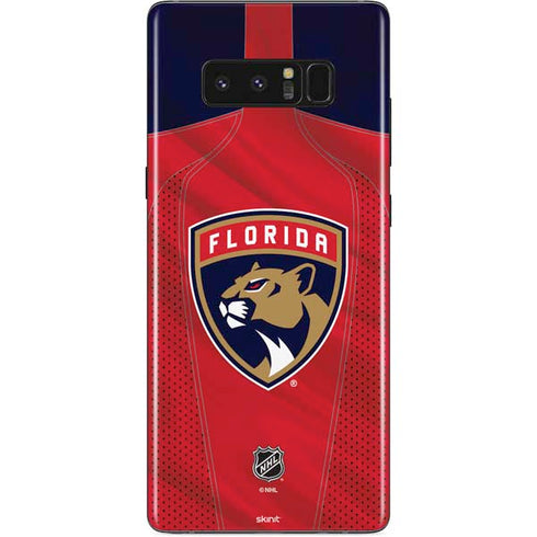 NHL Florida Panthers Jersey Galaxy Note 8 Skin